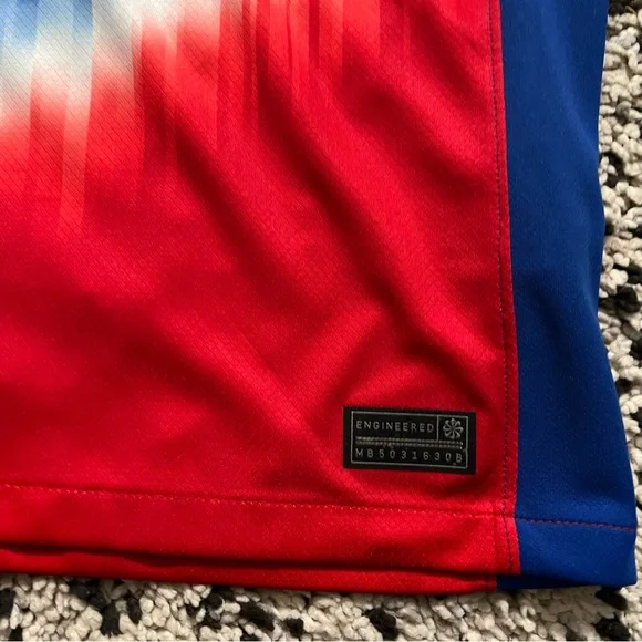 Nike Dri Fit Soccer Jersey USMNT USA 2024/25 Away Blue FJ4277-417 Men’s Small - Picture 4 of 16